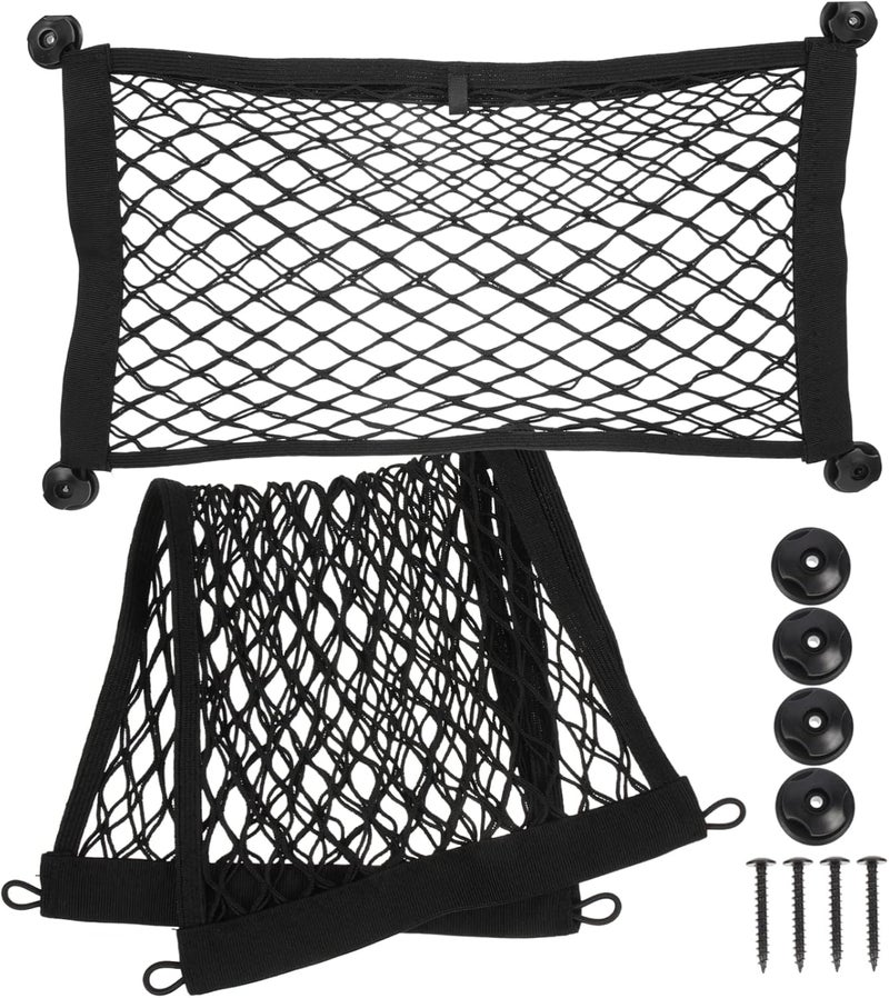 Diverse purchase plan Alipis 2pcs Car Trunk Organizer Nets 17.7 x 9.8 Inches Cargo Net Pockets for Vehicle Storage Backseat and Ceiling Organizer for SUV and Truck Accessories Backup reserve local stock Long lasting universal build All-round well-engineered practical build Most item matching trendy design Salt mist resistant Comfort grip Workday cycle fulfillment Versatile application Well-engineered versatile build Fast intercity distribution General standard crafted Various fittings Non sticky surface Ready-to-ship local stock Dust proof Climate adapted delivery plan All-round unified build Global mainstream design picks Upgraded simple practical design Small apartment fit Trendy varied sizing alternatives Processed natural substance Low wear optimized build Simple multi-feature practical build - Image 1