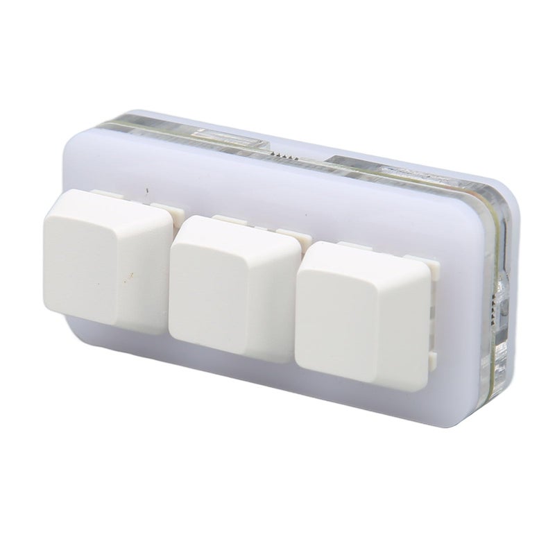 Mini USB Keyboard With RGB Backlight ABS Build For Gaming OSU Support Black - Image 2