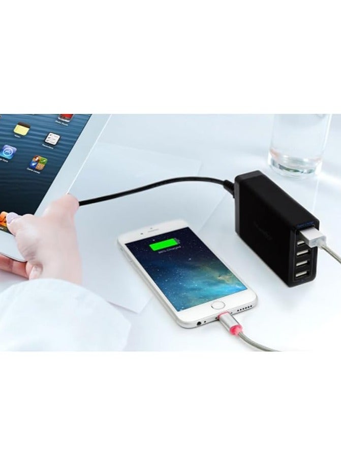 MERLIN SMART LED 1M CHARGING CABLE, FAST CHARGING, PREMIUM CONECTOR, MFI EDITION - Image 4