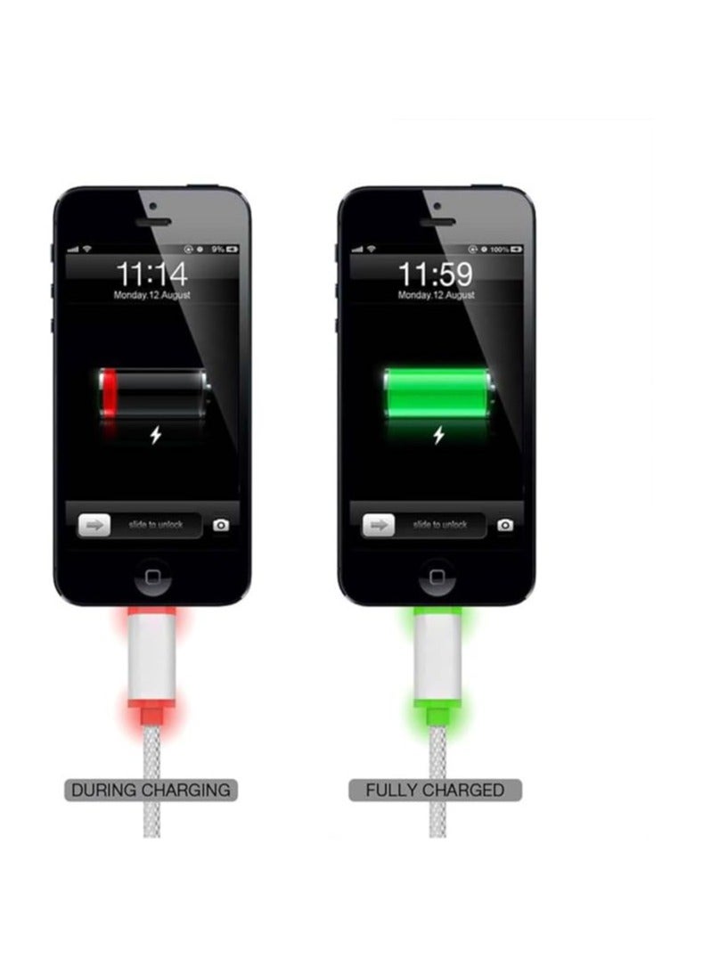 MERLIN SMART LED 1M CHARGING CABLE, FAST CHARGING, PREMIUM CONECTOR, MFI EDITION - Image 5