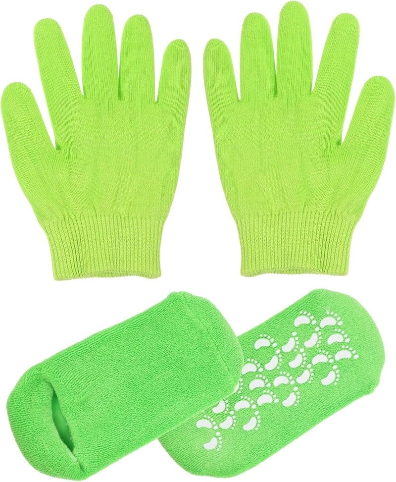 Didiseaon Foot Scrubber Moisturizing Glove Women Skin Care Socks Gloves Dry Hand Foot Care Kit - Image 1