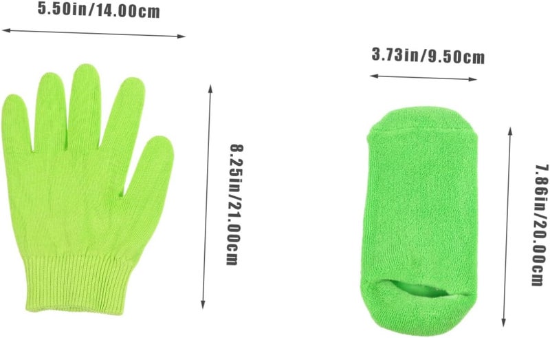 Didiseaon Foot Scrubber Moisturizing Glove Women Skin Care Socks Gloves Dry Hand Foot Care Kit - Image 2