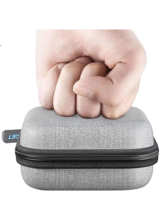 Eaget Earphone Storage Bag For 2230 Magnetic Hard Drive Card Reader Storage Bag Data Cable U Disk Mobile Phone Earphone Portable Shockproof Portable Compact Protective Case - Image 2