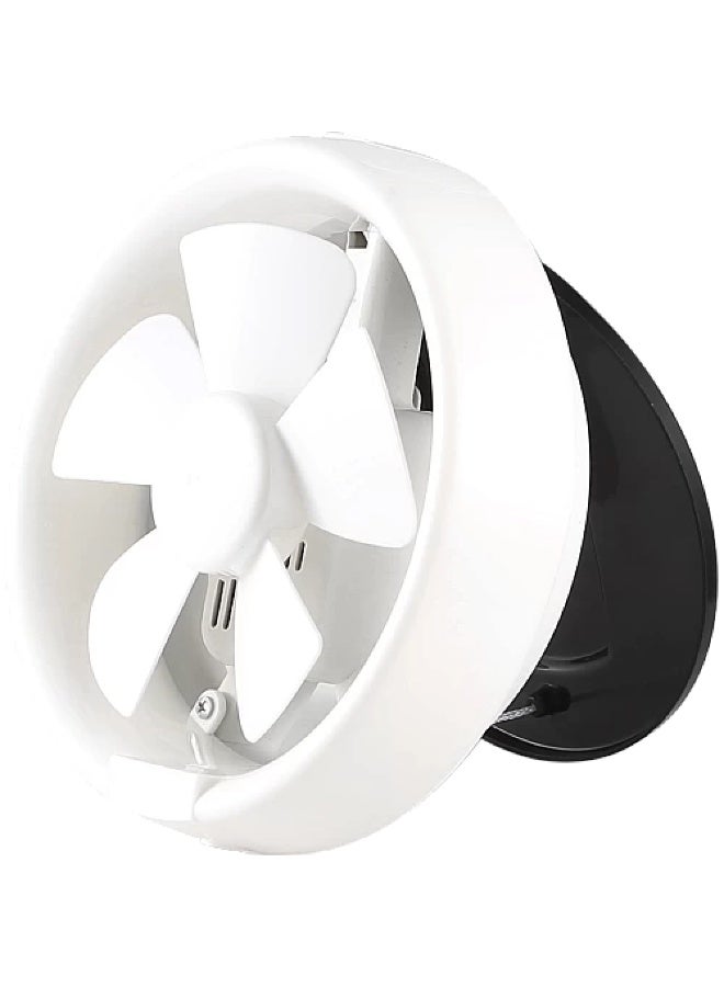 Anabia 6 Inch Round Exhaust Fan - AC 110V Dual Voltage Support - 15x15 cm - 18W Energy Efficient - High-Speed Ventilation for Kitchen & Bathroom - White Round Ceiling/Wall Fan - Image 3