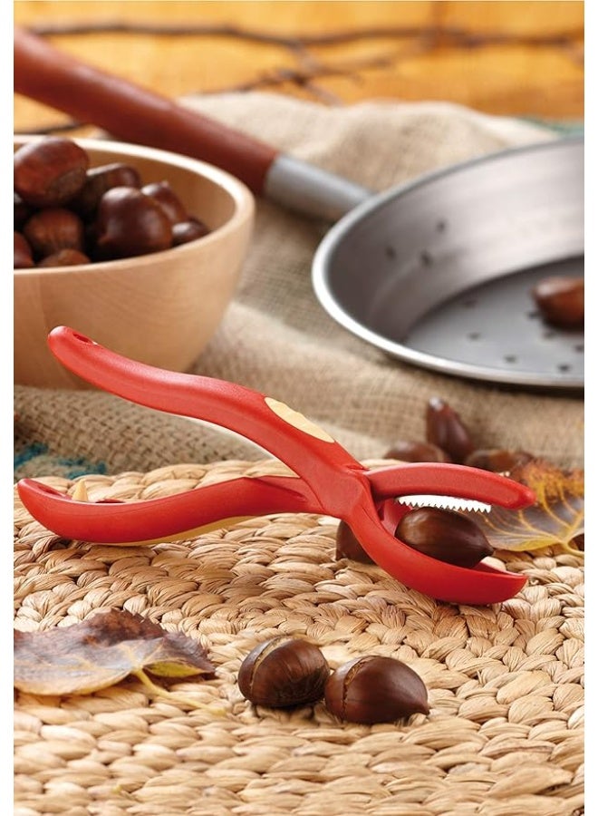 Snips Kitchen Chestnut Cutter with Steel Blade, Non-Slip Grip, 19.5cm, Made in Italy - Image 3