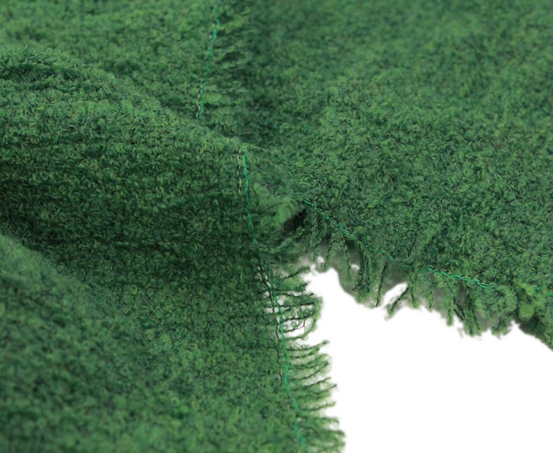 Biddy Murphy Wrap, Ruana Wraps for Women, Wool Shawl, Irish Gifts for Her, Biddy Murphy, Made in Ireland, 85% Lambswool, 54" X 72", Soft, Lightweight, Warm, Kelly Green - Image 5