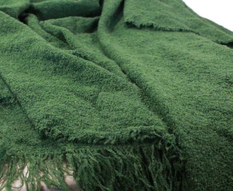 Biddy Murphy Wrap, Ruana Wraps for Women, Wool Shawl, Irish Gifts for Her, Biddy Murphy, Made in Ireland, 85% Lambswool, 54" X 72", Soft, Lightweight, Warm, Kelly Green - Image 4