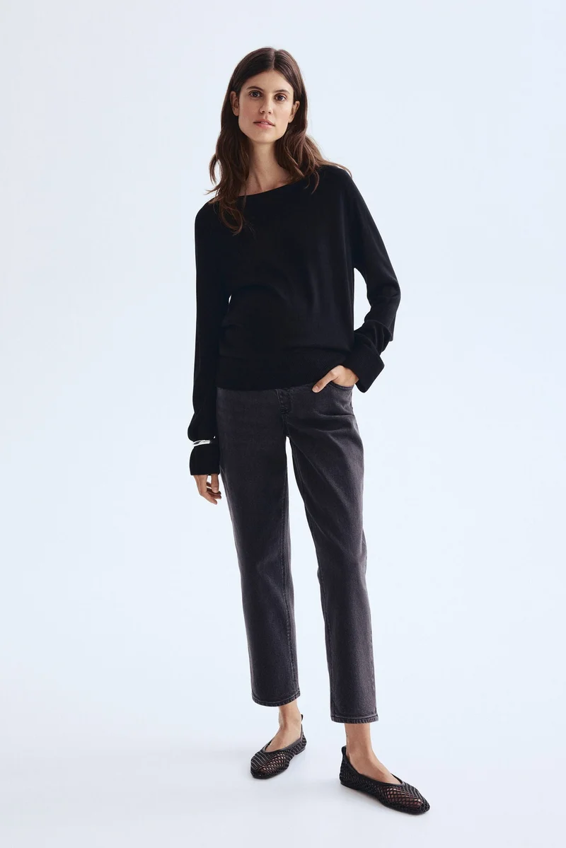 H&M MAMA Ankle-length jeans