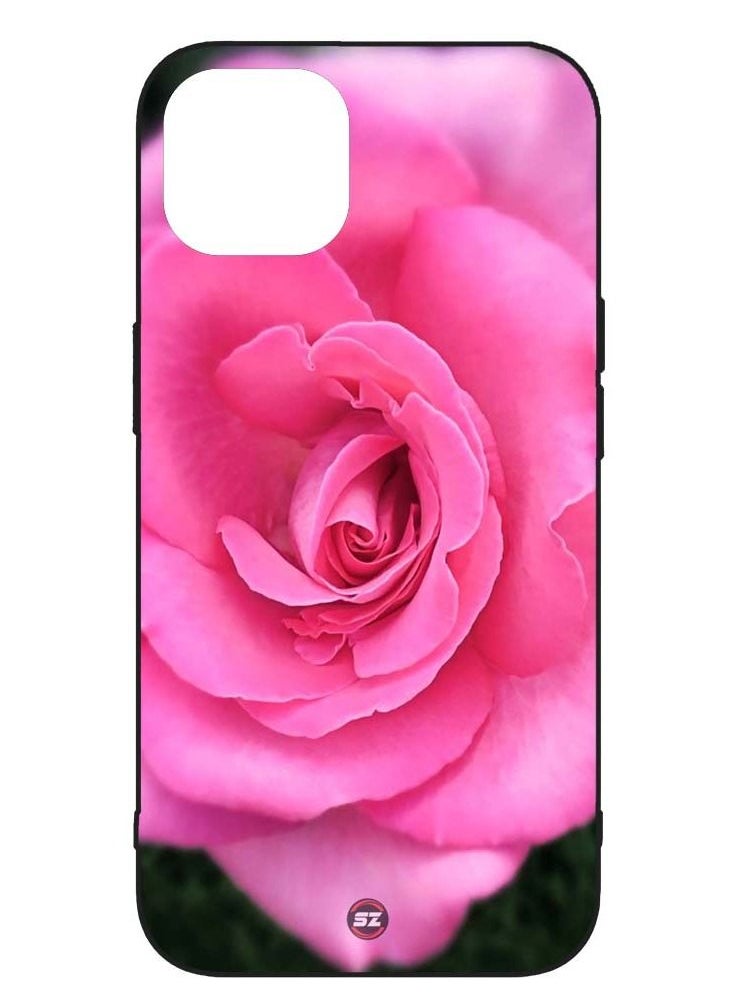Service Zone Protective Printed Mobile Cover Floral Petals Pink Flowers Beautiful Pretty Rose For Apple iPhone 14  - Image 1