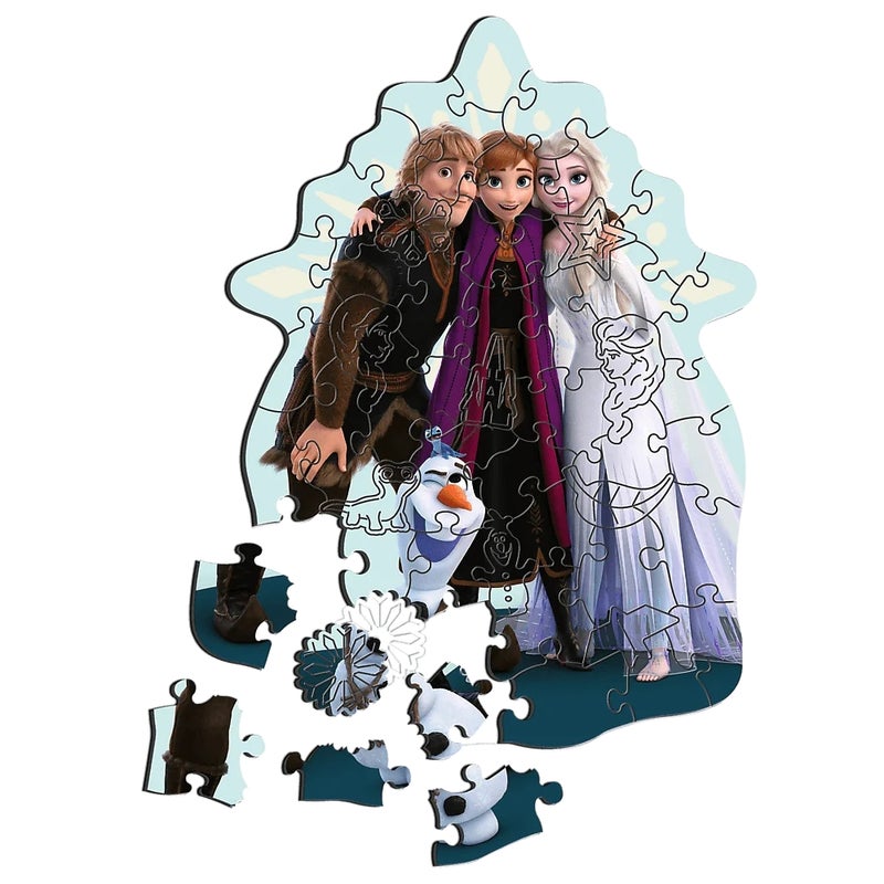 Trefl - Disney Frozen 2 Favorites Wooden Puzzle 50 Pieces - 20283 - Image 2