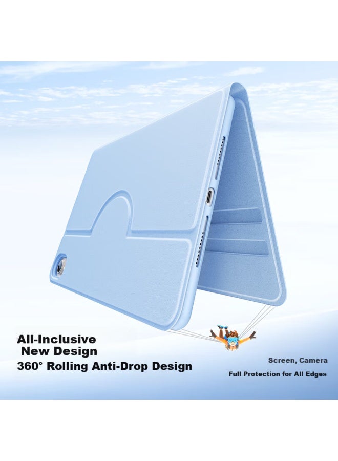 SmartDevil Shanmo Case For Huawei Matepad Pro 12.2, Matepad Pro 12.2 Inch Horizontal Vertical Rotating Full Coverage Blue Soft Light Version Universal Case - Image 3