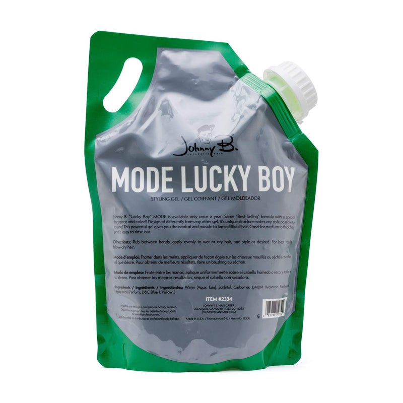 JOHNNY B. Mode Lucky Boy Hair Styling Gel 32 oz. - Image 2