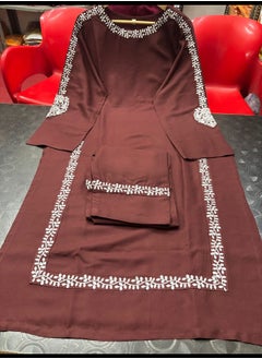 Generic Beautiful Rayon Fabric straight kurti with pant  - Image 2