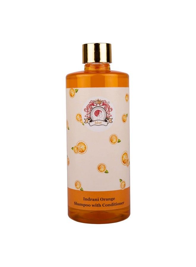 Indrani Cosmetics Indrani Orange Shampoo With Conditioner For Women To Reduce Hair Fall Promote Hair Growth Control Dandruff 500 Ml - Image 2