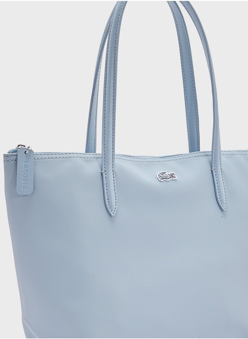 LACOSTE - Essentials Top Handle Zip Over Tote - Image 1