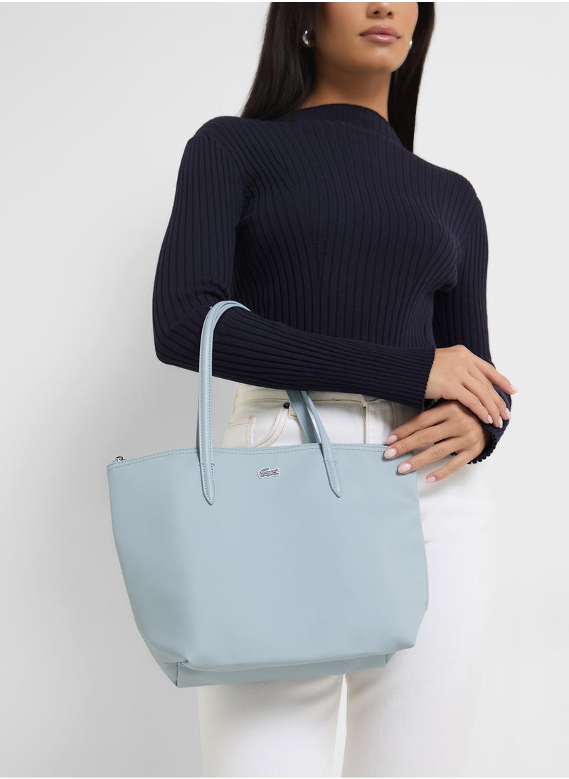 LACOSTE - Essentials Top Handle Zip Over Tote - Image 1