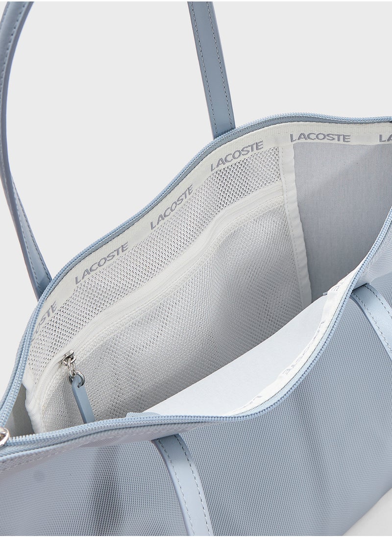 LACOSTE - Essentials Top Handle Zip Over Tote - Image 1