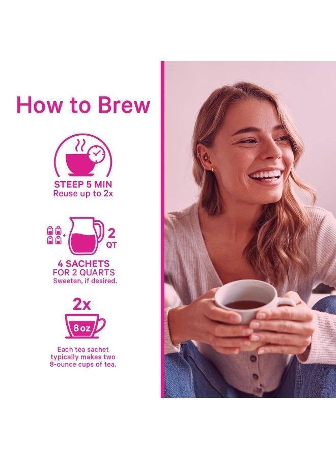 Pink Stork Lactation Tea Fennel, Fenugreek + More 15 Sachets Net Wt 1.3 Oz (37.5G) Smooth Vanilla Flavor Dietary Supplement Usda Organic Women Owned, Smooth Vanilla Flavor - Image 5