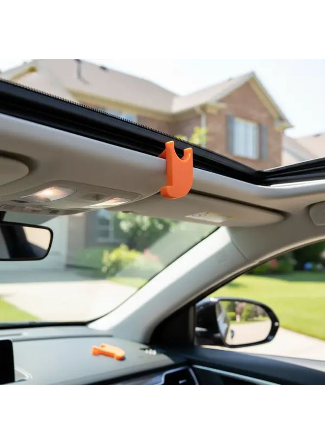 3 Color Roof Window Safety Lock Orange 2pcs for Campervan Caravan Compact Design Roof Hatch Lock Outdoor Travel Camping - Image 1