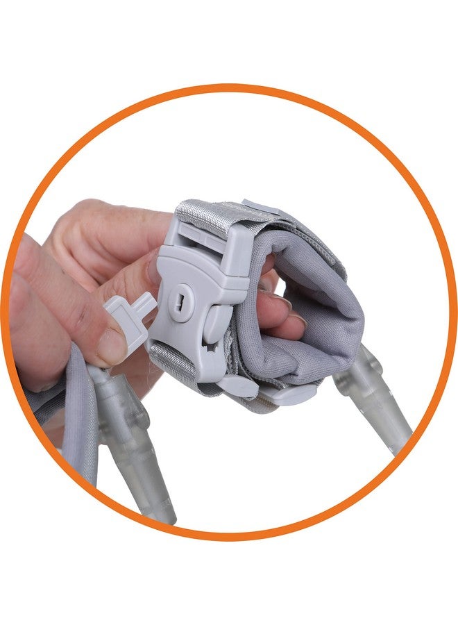 دريم بيبي حزام معصم دريم بيبي بيزن ريتش - حزام معصم آمن ضد الضياع - حزام معصم للأطفال مزود بقفل مفتاح - مناسب للأطفال الرضع والأطفال الصغار من عمر 6 أشهر إلى 4 سنوات - رمادي - موديل L2240 - Image 2