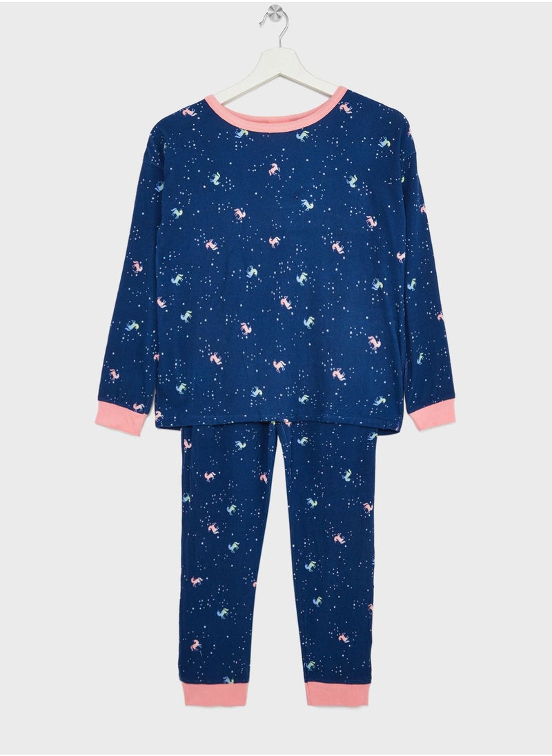 Cotton On - Kids Unicorn Pyjama Set - Image 1