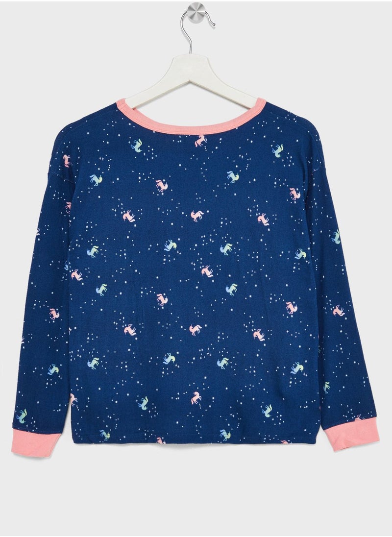 Cotton On - Kids Unicorn Pyjama Set - Image 1