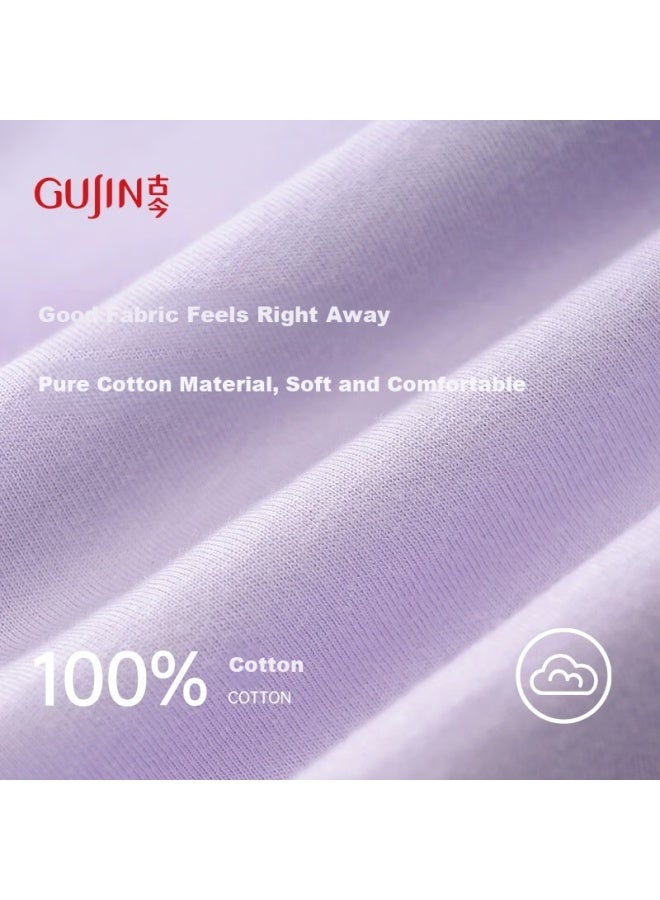 Gujin 100% Cotton Uni Pajama Set Long Sleeve Lapel Cardigan And Pants Casual Homewear Couples Outfit - Image 2