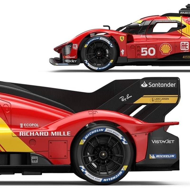 Rastar - Ferrari 499P 1/14 with Remote Control - Red - 10110 - Image 3