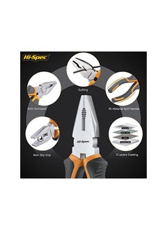 Hi-Spec 38 Piece Home & Office Tool Kit Set. Complete Set of Repair & Maintenance Hand Tools with Hammer, Pliers & Screwdrivers. Carried in a Portable Box Carry Case  - Image 4