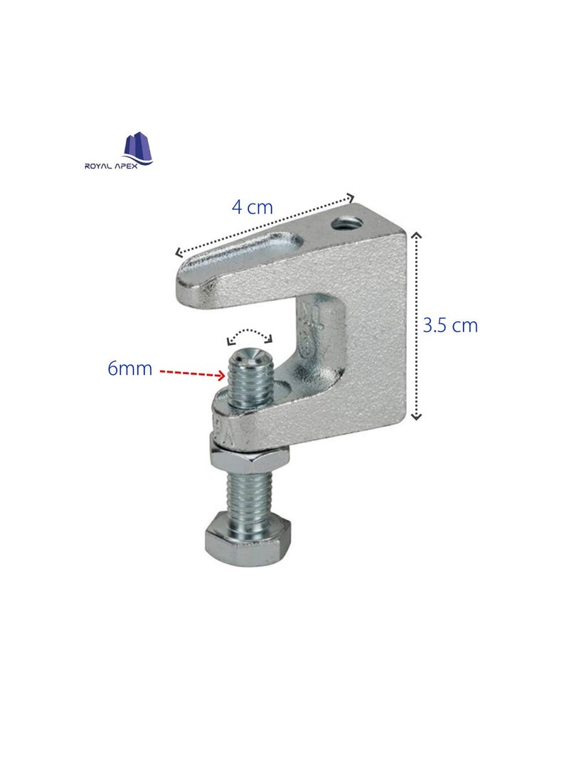 High Quality Wide Mouth Galvanized Beam Clamps (2, 6mm) - Image 2