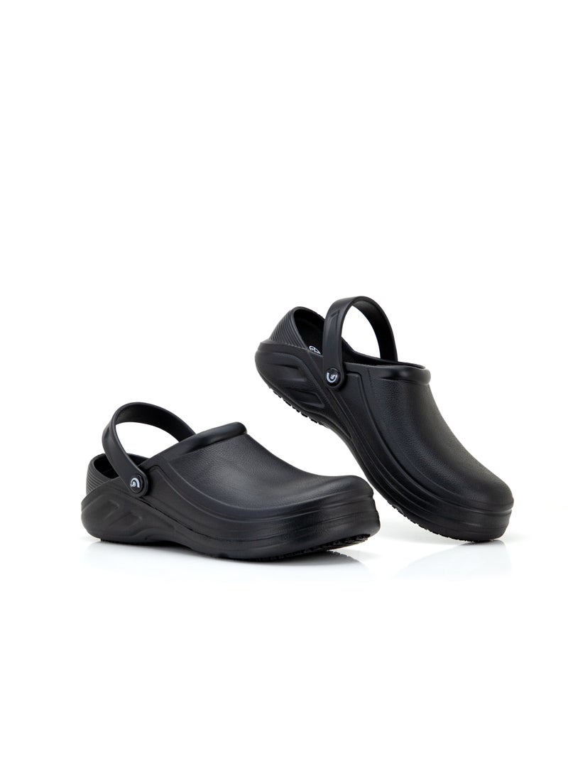 Gladiator - Gladiator Clogs/ Chef Shoes/ Casual Sandals S085 Black - Image 1