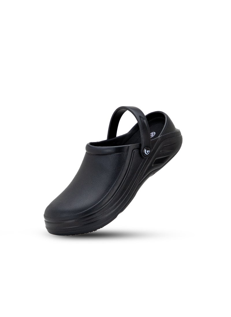 Gladiator - Gladiator Clogs/ Chef Shoes/ Casual Sandals S085 Black - Image 1