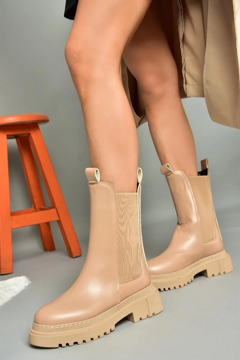 فوكس شوز N280349009 Skin Thick Soled Daily Women's Boots