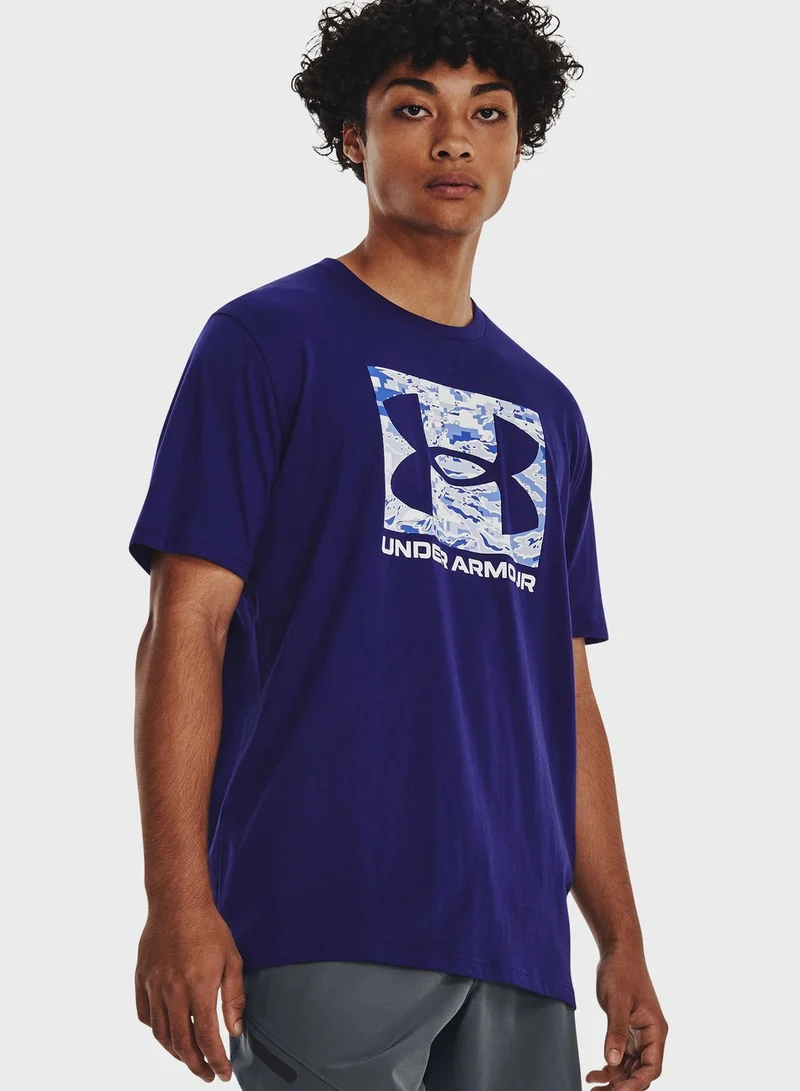 UNDER ARMOUR Abc Camo Boxed Logo T-Shirt