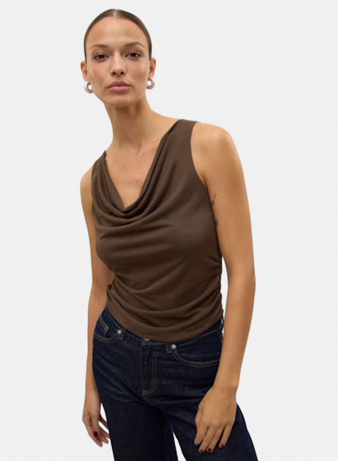 VERO MODA VERO MODA Womens Nore Sleeveless Cowl Neck Top  - Image 3