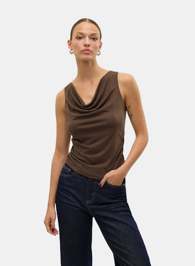 VERO MODA VERO MODA Womens Nore Sleeveless Cowl Neck Top  - Image 2