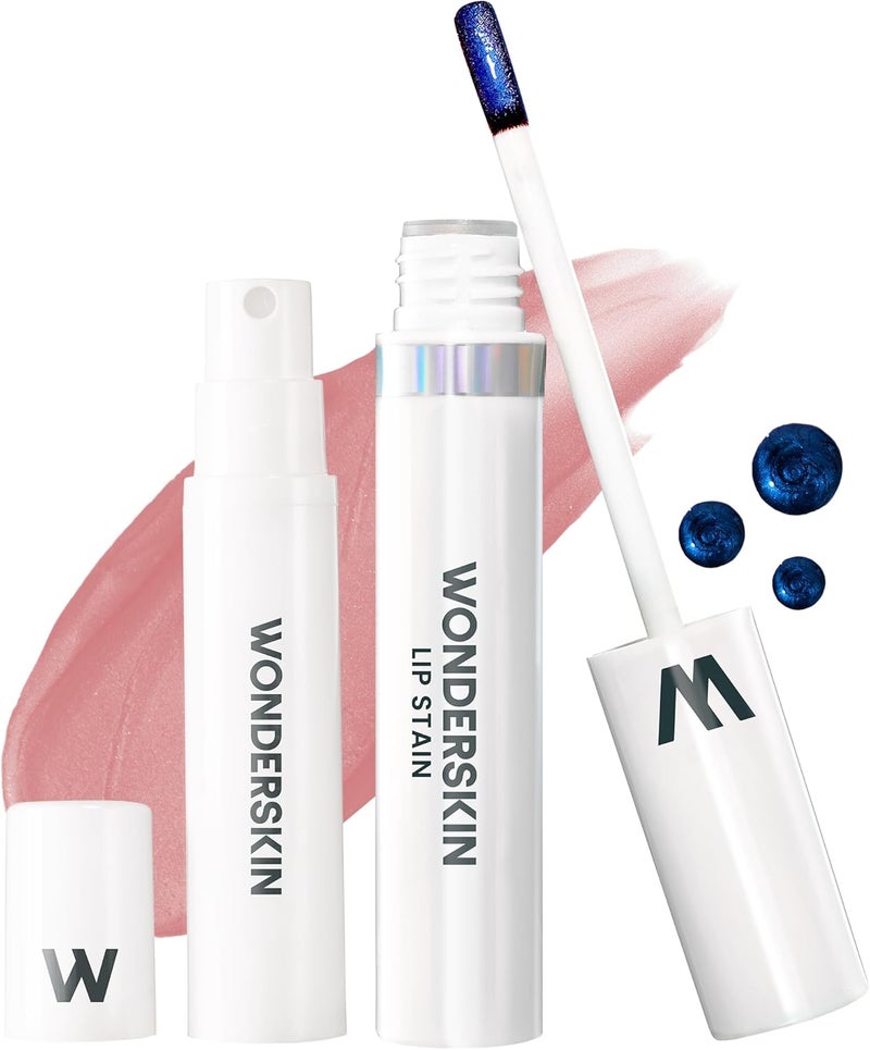 Gulf climate fit Wonder Blading Lip Stain Peel Off and Reveal Kit - Long Lasting, Waterproof Nude Lip Tint, Transfer Proof Natural Lip Stain Kit (XOXO) Compact design - Image 1