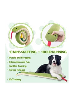 Dog Toy, Enrichment Snuffle Puzzle for Boredom & Stress Release, Snake Snacker Stuffed Chew Toy for Foraging Instincts Training, Small Medium Large Breeds, A Great Birthday Gift(1 Pack) - pzsku/ZE1830AC7FB3BB20AAE74Z/45/_/1698631001/a7dbd56b-b968-4f3b-824d-563e637f49e4