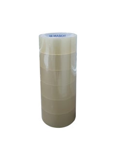 MASCO Transparent Packing Tape, Pack of 6  - Image 1