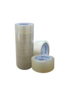 MASCO Transparent Packing Tape, Pack of 6  - Image 2
