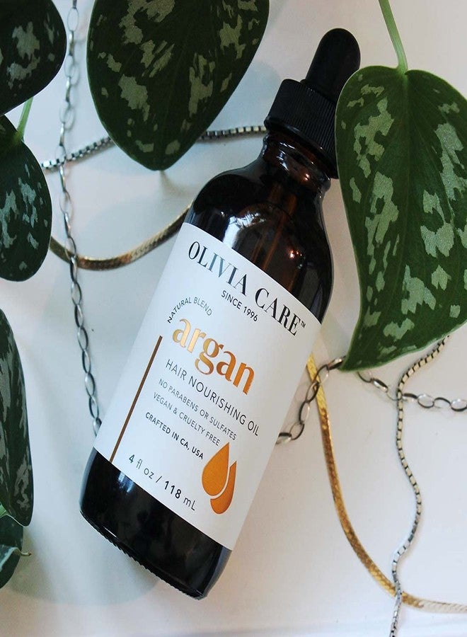 Olivia Care Hair Oil Made With Natural Plant-Based Ingredients - Provides Hydration, Smoothness & Moisture - Clean & Simple Treatment to Support Strengthen Hair - 4 FL OZ (Argan) - Image 5