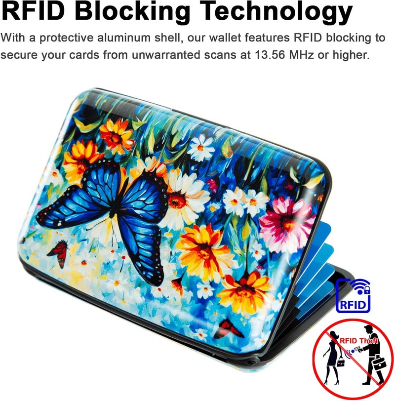 Kaabao Credit Card Holder Small RFID Blocking Wallet Business Metal Slim Mini Aluminum Hard Case for Women Men - Image 2