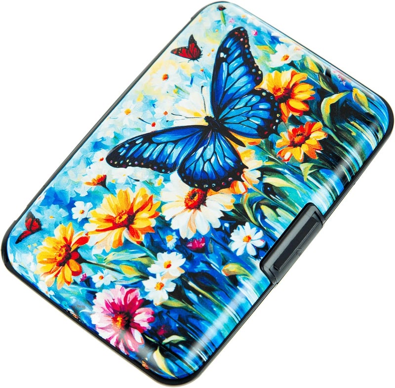 Kaabao Credit Card Holder Small RFID Blocking Wallet Business Metal Slim Mini Aluminum Hard Case for Women Men - Image 1