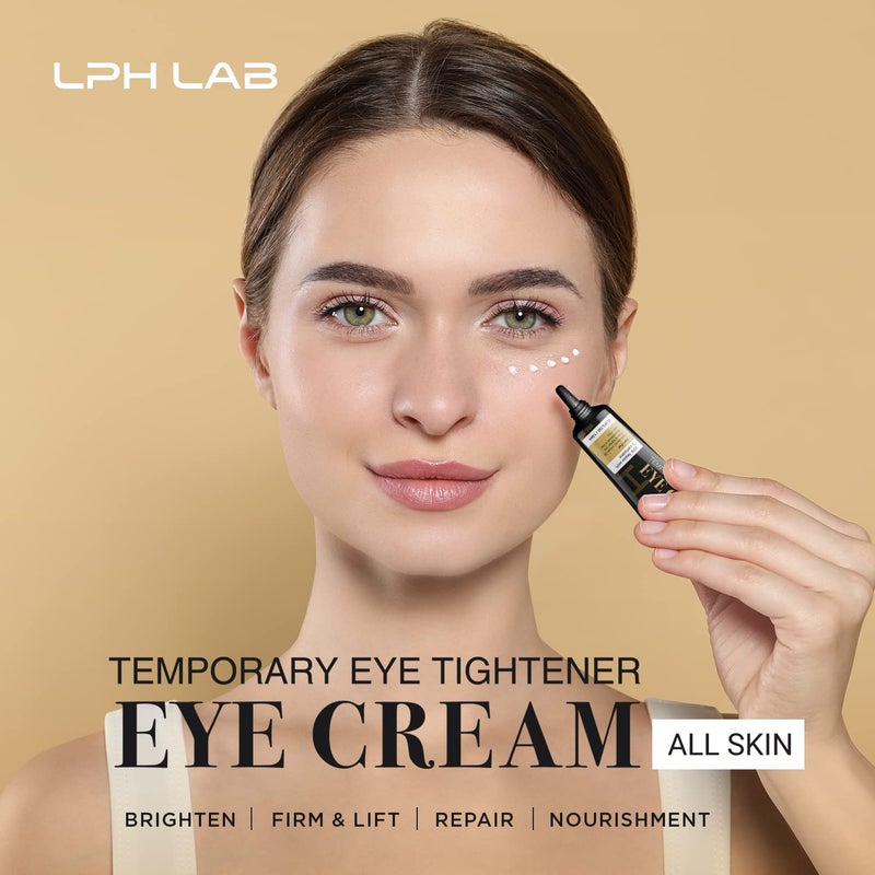 LPH LAB Temporary Eye Tightener Eye Cream, Instant Reduces Under-Eye Bags, Dark Circles&Puffiness, Anti Aging Fine Lines, Firm That Delicate Skin Under Your Eyes 0.5 oz - Image 2