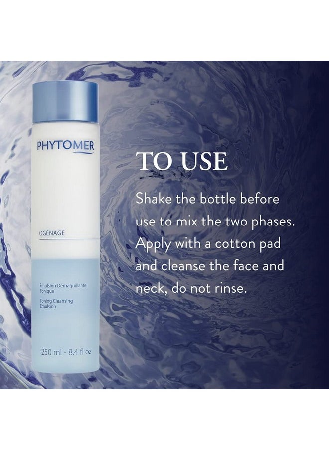Phytomer - Ogénage Toning Emulsion Face Cleanser Purifying Skin Cleanser Removes Makeup And Tones In One Soothing Antiaging Facial Cleanser 250Ml - Image 1