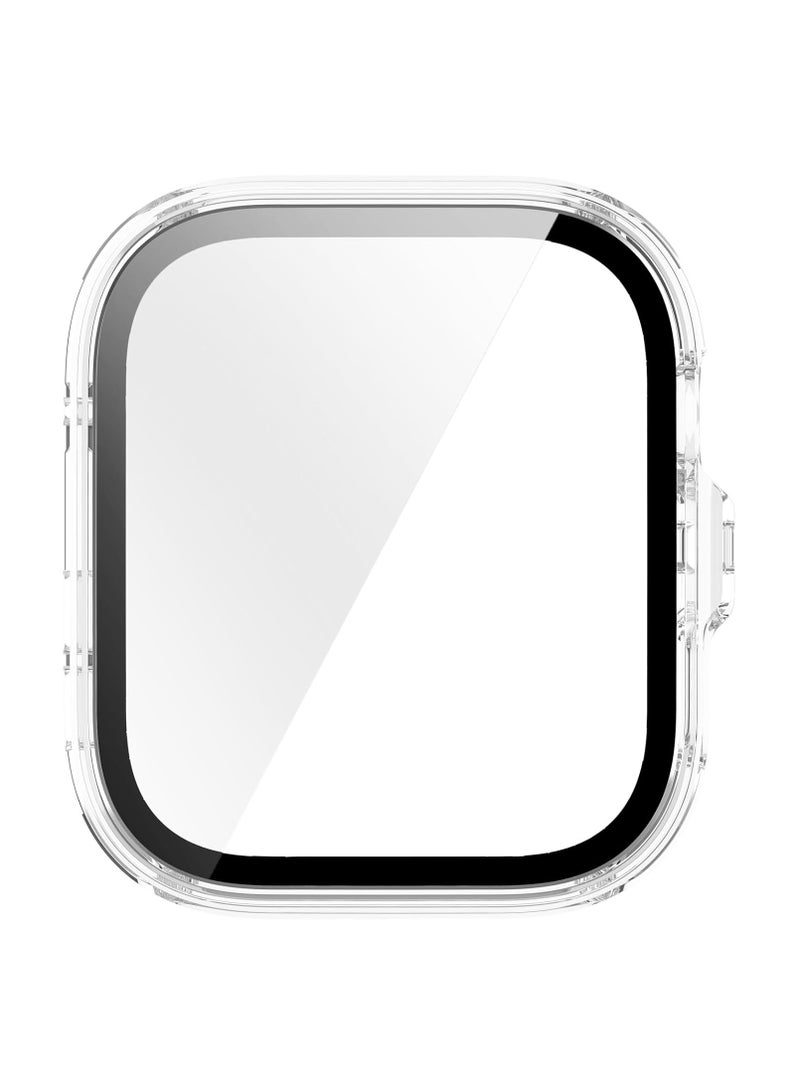 Case for Huawei Watch Fit 4 Pro,PC Shell Tempered Glass Integrated Design,Anti Fall and Scratch Resistant,High-definition and Transparent,Clear  - Image 2