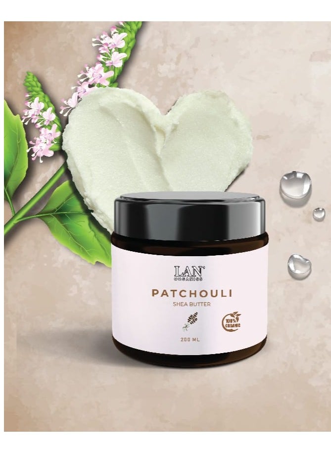 لان اورجنيك زبدة الشيا بخلاصة الباتشولي 200مل - Image 1