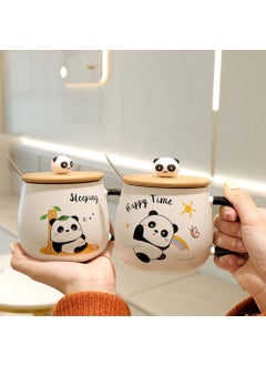Keyfim Shop 3D Embossed 400ML Cute Panda Mug  - Image 4