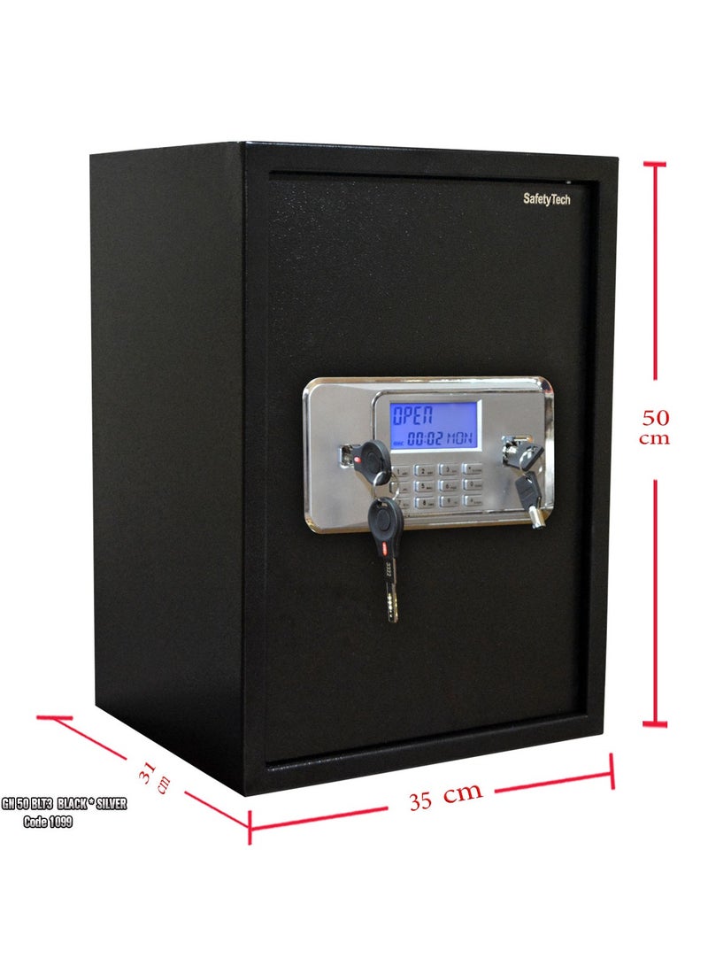 Safety Tech GN50 BLT Digital Safe with Two-Factor Authentication and 2 Computer Codes - by Safety Tech - Image 2