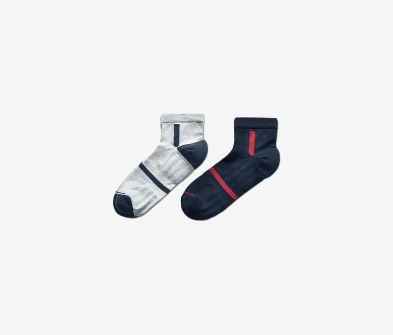 Tchibo Unisex 2 Pairs Of Sports Socks, Grey and Navy  - Image 2